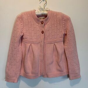 Vintage Eagle’s Eye Pink Cardigan Sweater 7-8